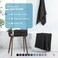 Martex 2-Pack Ultimate Performance Bath Sheet Set, Black, 33" X 65