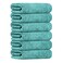 Jml Microfiber Bath Towels, 30" X 60", 6 Pack, Green-Floral