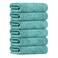 Jml Microfiber Bath Towels, 30" X 60", 6 Pack, Green-Floral