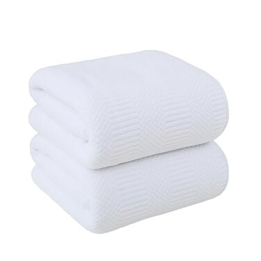 Jml Bath Towels Set with Hook, 2 Pack, 30" X 60