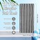 SmoothNovelty 16 Pack Microfiber Bath Towels Bulk, Black, Grid
