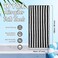 SmoothNovelty 16 Pack Microfiber Bath Towels Bulk, Black, Grid