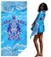 Widdonen Microfiber Beach Towel, Compact 71X32 Inch, Lightweight, Turtle