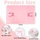 Macarrie 6 Pcs Coquette Kitchen Towels Microfiber Pink Bow Towels