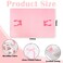 Macarrie 6 Pcs Coquette Kitchen Towels Microfiber Pink Bow Towels