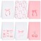 Macarrie 6 Pcs Coquette Kitchen Towels Microfiber Pink Bow Towels