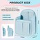 Dansydaisy 11" Mini Backpack Organizer Insert Waterproof Purse Insert Blue