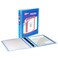 Avery Flexi-View 3 Ring Binder, 1" Round Rings, 1 Blue Binder