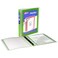 Avery Flexi-View 3 Ring Binder, 1" Round Rings, 1 Chartreuse Binder