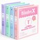 Sooez 4 Pack 3 Ring Binders 1 Inch, Sooez 1" Three Round Ring Binder with Pockets