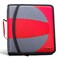 Case it Case-It Dual Binder 1.5" D-Rings 600-Sheet Dual-101 Fire Engine Red