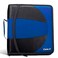 Case it Case-It Dual Binder Two 1.5" D-Rings 600-Sheet Dual-101 Midnight Blue