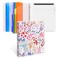 JoyCat 3 Ring Binder Clipboard with Storage, 5 Folders, Flower
