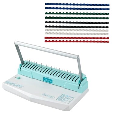 We R Memory Keepers Comb Cinch Book Binding Machine, Includes 10 8 Mm Binding Combs, Book Binding Kit, Easy to Use, Use for Scrapbooking, Home Offices, &amp; Classrooms