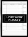 Majosta Homework Planner for Adhd Students: Undated Assignment Tracker Notebook for Elementary, Middle &amp; High School Boys and Girls