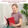 Clever Fox Disc-Bound Planner, Undated Weekly Binder Notebook, Red