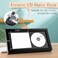 Dunkive 1 PC 7.4x13.7 Cd Display Frame with Mat, Black