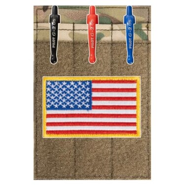 Vepkoit Tactical Pen Holder, Patch Holder for Army, Ocp Hook &amp; Loop Pencil Holder