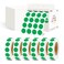Parlaim 10000PCS Green Dot Sticker, 1/2 Inch Round Circle Label 10 Rolls Permanent