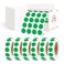 Parlaim 10000PCS Green Dot Sticker, 1/2 Inch Round Circle Label 10 Rolls Permanent