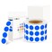 Parlaim 4000 Pack Blue Dot Stickers, 1/2 Inch Round Circle Label 4 Rolls Permanent