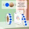 Parlaim 4000 Pack Blue Dot Stickers, 1/2 Inch Round Circle Label 4 Rolls Permanent