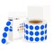 Parlaim 4000 Pack Blue Dot Stickers, 1/2 Inch Round Circle Label 4 Rolls Permanent