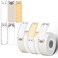 Phomemo D30 D30D Label Maker Tape, Black on Cats Patterns Shape Label Tape