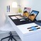 SameTech 20 Pack Adhesive Silicone Pen Holders Blue Stick-on Pencil and Marker Clips