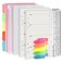 Harphia A5 6 Holes Binder Refill Value Set,90sheets Weekly Plan Paper with Sticker and Divider, Week Planner Inserts with Binder Pockets for A5 Binder 6 Hole Refillable Notebook,005da5week