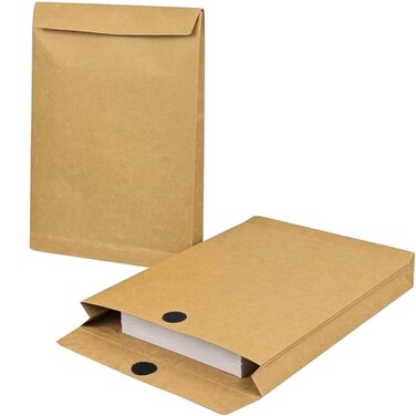 Neehows 15 Pack Large Expandable Envelopes, 9.3x 13" Big Mailing Envelopes