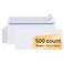 Sunee 10 Security-Tinted Self Seal Envelopes 500 Pack White Windowless Mailing Envelopes, 24LB Printer Friendly for Business, Home &amp; Office Use (4-1/8 X 9-1/2")