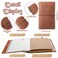 Sinmoe 10 Pack Leather Journal Refillable, Travel Notebook 7.9x4.7