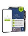 Rocketbook Mini Reusable Smart Notepad, Dotted Pages, 3.5x5.5, Navy Blue