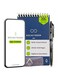 Rocketbook Mini Reusable Smart Notepad, Dotted Pages, 3.5x5.5, Navy Blue