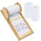 MultiBey Rubber Note Paper Roll Dispenser with 3 Rolls 39FT Blank Paper