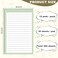 Utron 12 Pack Lined Sticky Notes, 4X6 in Post Sticky Notes with Lines, 6 Different Colour Sticky Note Pads for Office, School, Home Desks and More
