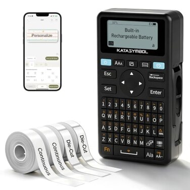 Supvan E11 Keyboard &amp; Bluetooth Label Maker Machine with 4 Tapes