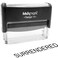 MaxMark Surrendered Self Inking Stamp - Txdmv Compliant - Required for Webdealer Program - Professional Self-Inking Stamp
