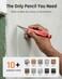 Nicpro 5 Pack Carpenter Pencil with Sharpener, Mechanical Carpenter Pencils