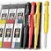 Nicpro Carpenter Pencils with Sharpener &amp; Sleeve, 3Pack Construction Pencil