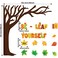 Funrous Fall Bulletin Board Decorations, Be Leaf in Yourself, Maple Leaf