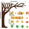 Funrous Fall Bulletin Board Decorations, Be Leaf in Yourself, Maple Leaf