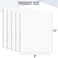 Golden State Art 9X12 White Foam Core Boards 1/8" Thick 25 Pack