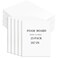 Golden State Art 5X7 White Foam Core Boards 1/8" Thick 25 Pack