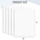 Golden State Art 5X7 White Foam Core Boards 1/8" Thick 25 Pack