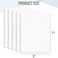Golden State Art 5X7 White Foam Core Boards 1/8" Thick 25 Pack