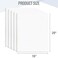 Golden State Art 16X20 White Foam Core Boards 1/8" Thick 25 Pack