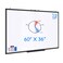 Maxtek White Board Dry Erase 60X36, Maxtek Magnetic Whiteboard Wall Mounted, Black