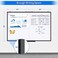 Maxtek White Board Dry Erase 60X36, Maxtek Magnetic Whiteboard Wall Mounted, Black